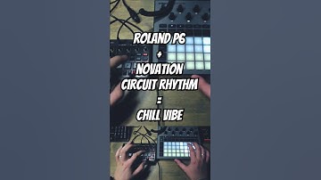 #Chill vibe with #roland p6 and #novation circuit  rhythm #liveperformance by #cageunlimited