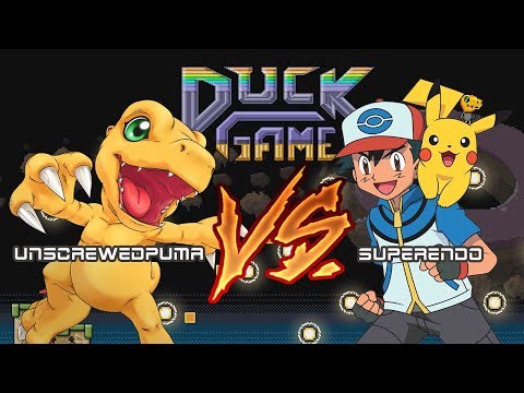 ash ketchum atrapa su primer digimon | duck game | suendo y unscrewed