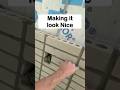 Finishing Brickwork #bricklayer #bricklaying #satisfying #asmr #construction #shorts