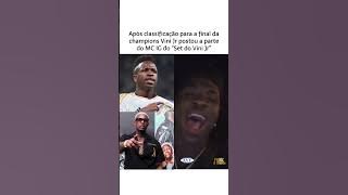 Vini jr posta ouvindo a parte do MC IG no “Set do Vini Jr” 2024