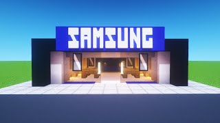 Minecraft Tutorial: How To Make A Samsung Store (2021 City Tutorial) screenshot 5