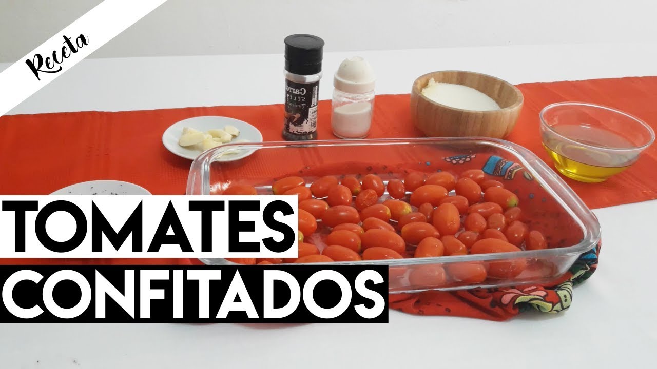 recetas con tomates confitados