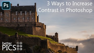 3 Quick Ways to Increase Contrast with Photoshop #Adobe #Photoshop #Tutorial