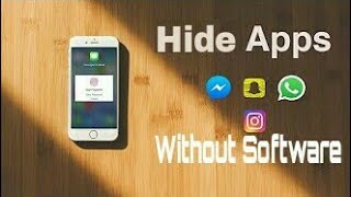 Hide Apps on iphone 4/5/6/7 without software screenshot 5