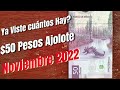 ya viste cuantos hay? $50 pesos Ajolote Noviembre 2022 / Monedas Mexicanas / Monedas de México