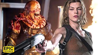 Alice Shows No Mercy To The Dangerous Licker - Resident Evil Apocalypse