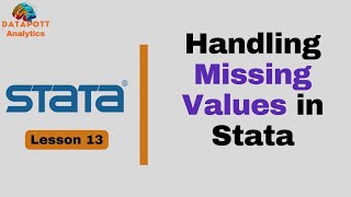 13. Handling Missing Values in Stata || Introduction to Stata for Beginners #stata #statatutorial Profile