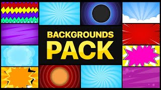 Backgrounds Pack Motion Graphics Templates