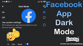 How to enable Dark Mode on Facebook app