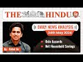 The hindu newspaper analysis  24 may 2024  upsc cse 