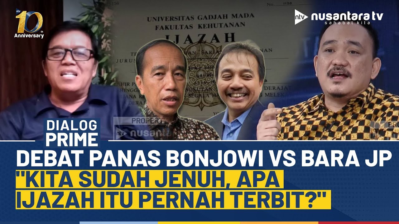 ⁣[FULL] Debat Bonjowi vs Bara JP Soal Ijazah Jokowi: Kita Sudah Jenuh! Apa Ijazah Itu Pernah Terbit?