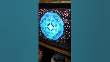 Atari Jaguar CD visualization (Virtual Light Machine) playing Krokus - Out of Control