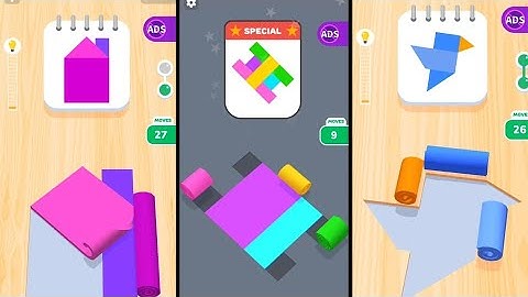 Color Roll 3D All Levels Gameplay iOS Android #1