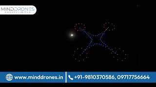 Recent Drone Light Show in Delhi NCR India By Mind Drones in 2025 Call 9810370586