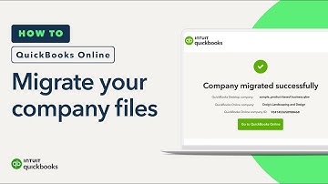 How to migrate your QuickBooks Desktop company file to QuickBooks Online