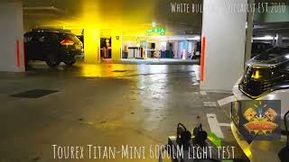 Tourex Titan-Mini 6000LM Tri-Colour Touring lights with 4-strobe modes! Light Test!