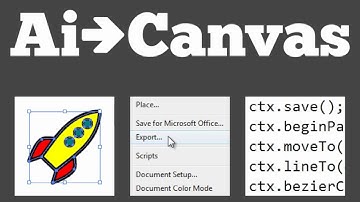 Adobe Illustrator to HTML5 Canvas Plug-In Overview