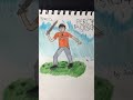 Drawing of Percy Jackson