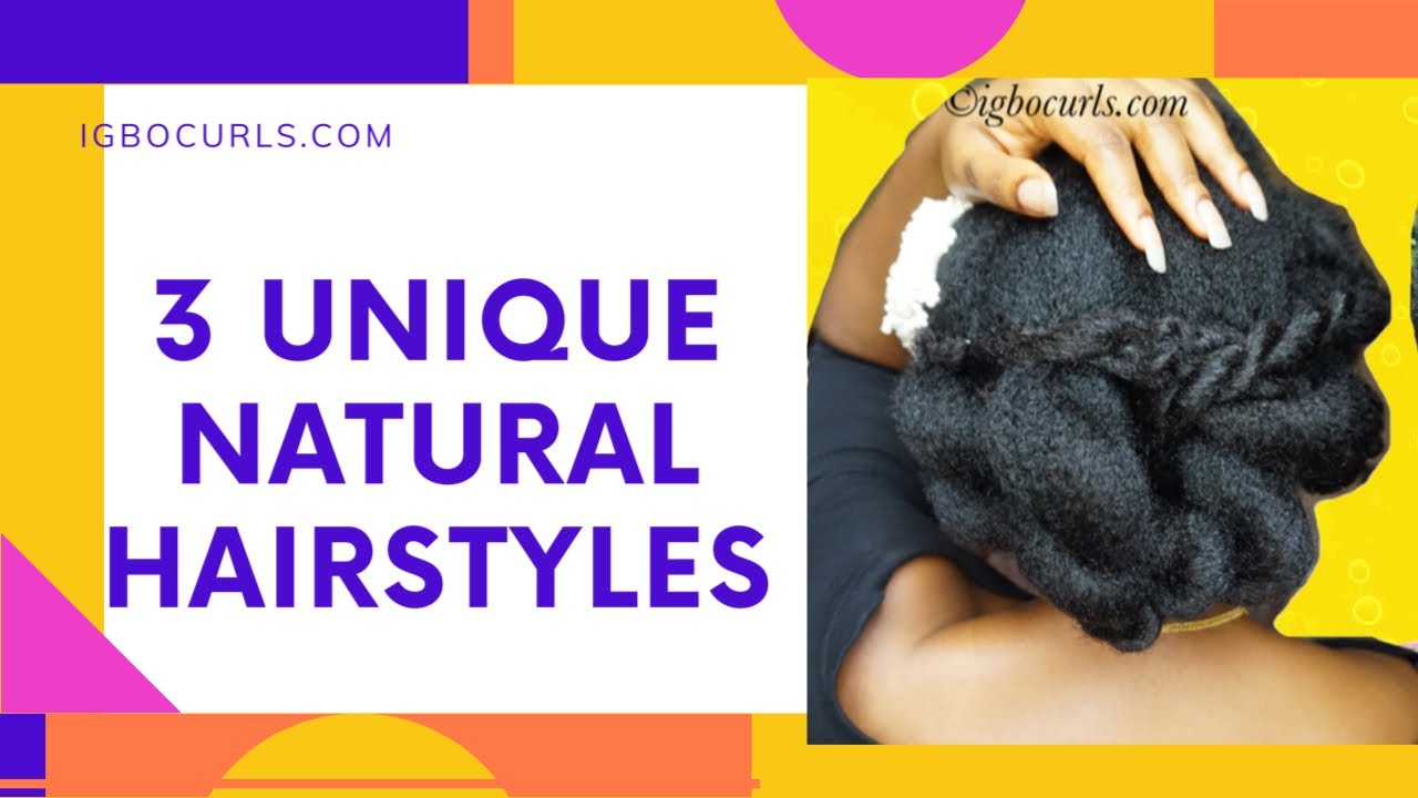3 AMAZING Natural Hair Twist Hairstyle Updo On Type 4 Hair