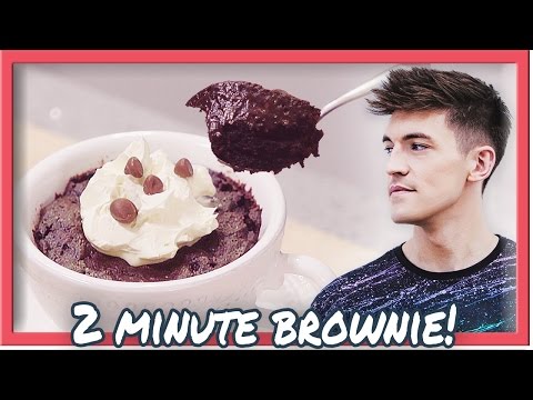 2 MINUTE BROWNIE IN A MUG! (Improved!)