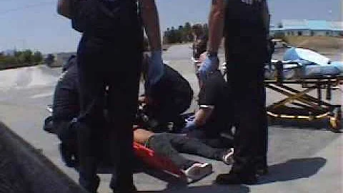Joseph Parra after seizure