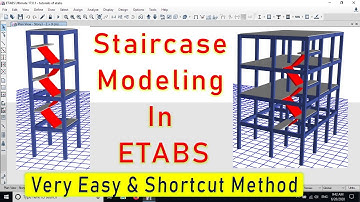 How To Model The Staircase In ETABS | Design Of Staircase In ETABS | How To Draw Staircase In ETABS