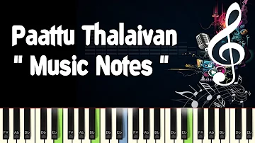 Paatu Thalaivan (idhaya koyil) /Piano Notes /Midi File /Karaoke