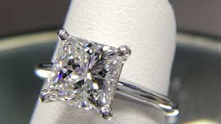 (SOLD) 101 00443 2 15ct  VS2 F princess cut GIA 16178230