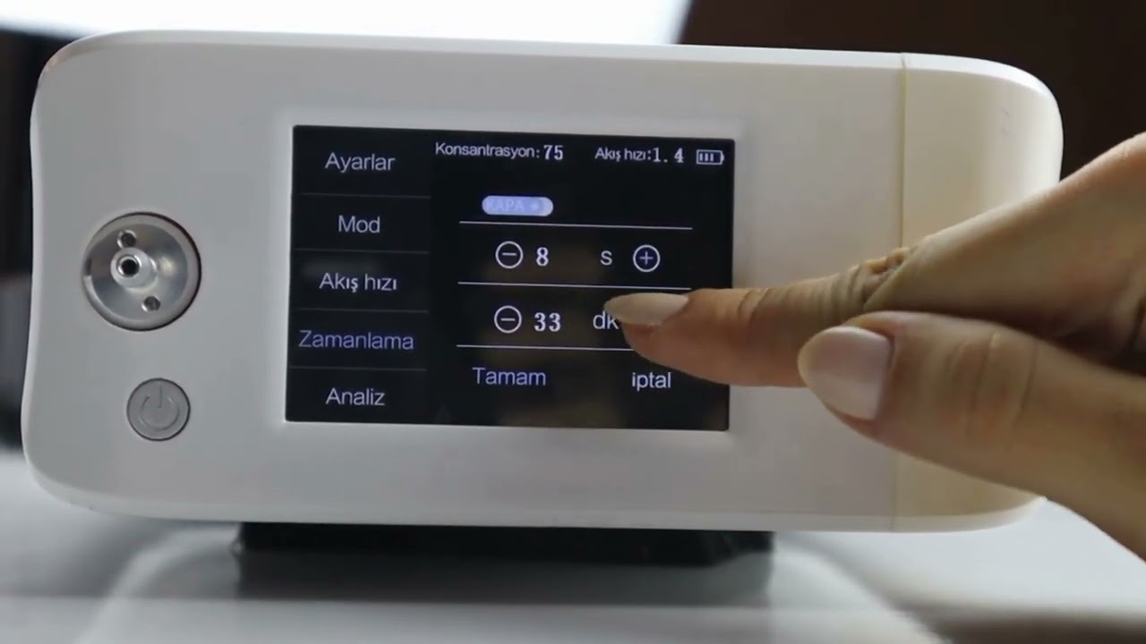 Respirox JLO-190İ Nebülizatörlü Oksijen Konsantratörü