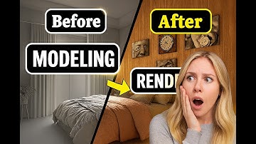 From Zero to Render! Complete Bedroom Design in 3ds Max + Lumion