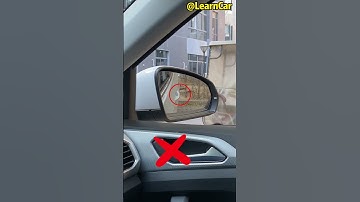 How to properly adjust rearview mirrors while driving#car #driving #carsoft #manual #tips #driver