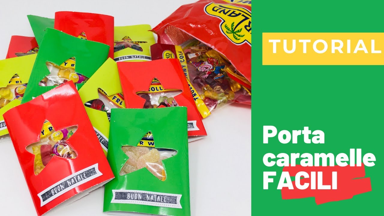 Pensierini di Natale Fai da te per Bambini-Confezione caramelle