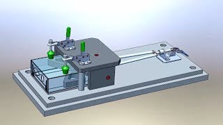 Manual Drill Jig Concept Animation in Solidworks
