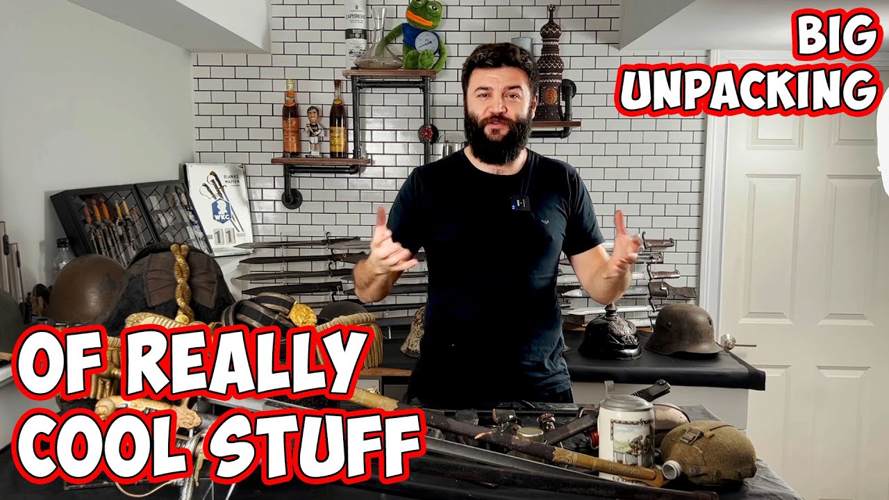RARE WAR Souvenirs Unpacking! Boxes full of German Swords and daggers