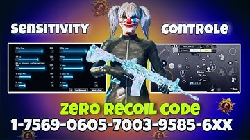 NEW UPDATE 4.1 code🔥BEST SENSITIVITY CODE + CONTROL SETTINGS BGMI/PUBGMOBILE