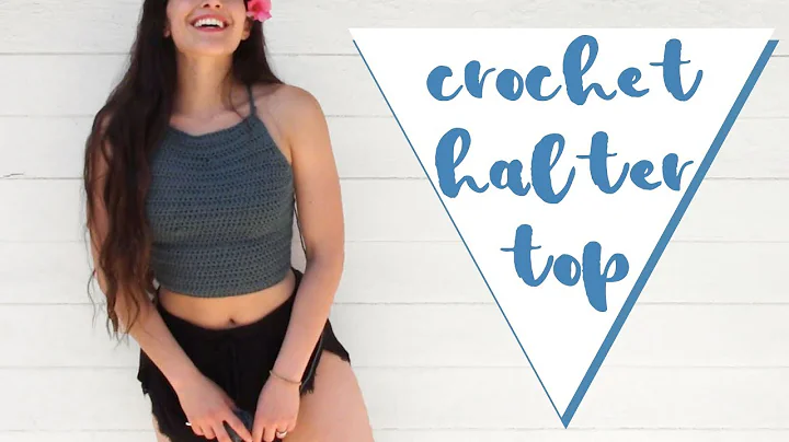 DIY Crochet Halter Top // Beginner-Friendly Crochet + Free Pattern