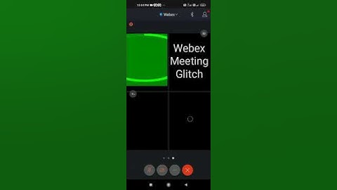 Cisco Webex Meetings Glitch (Dont Install)