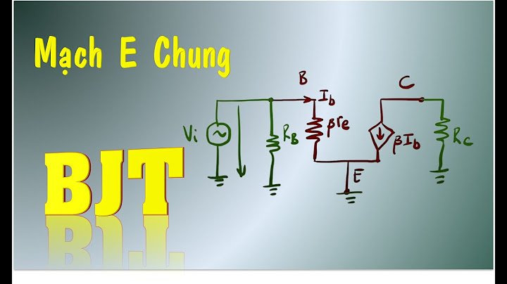 Bài tập mạch khuếch đại dùng bjt mắc e chugn năm 2024