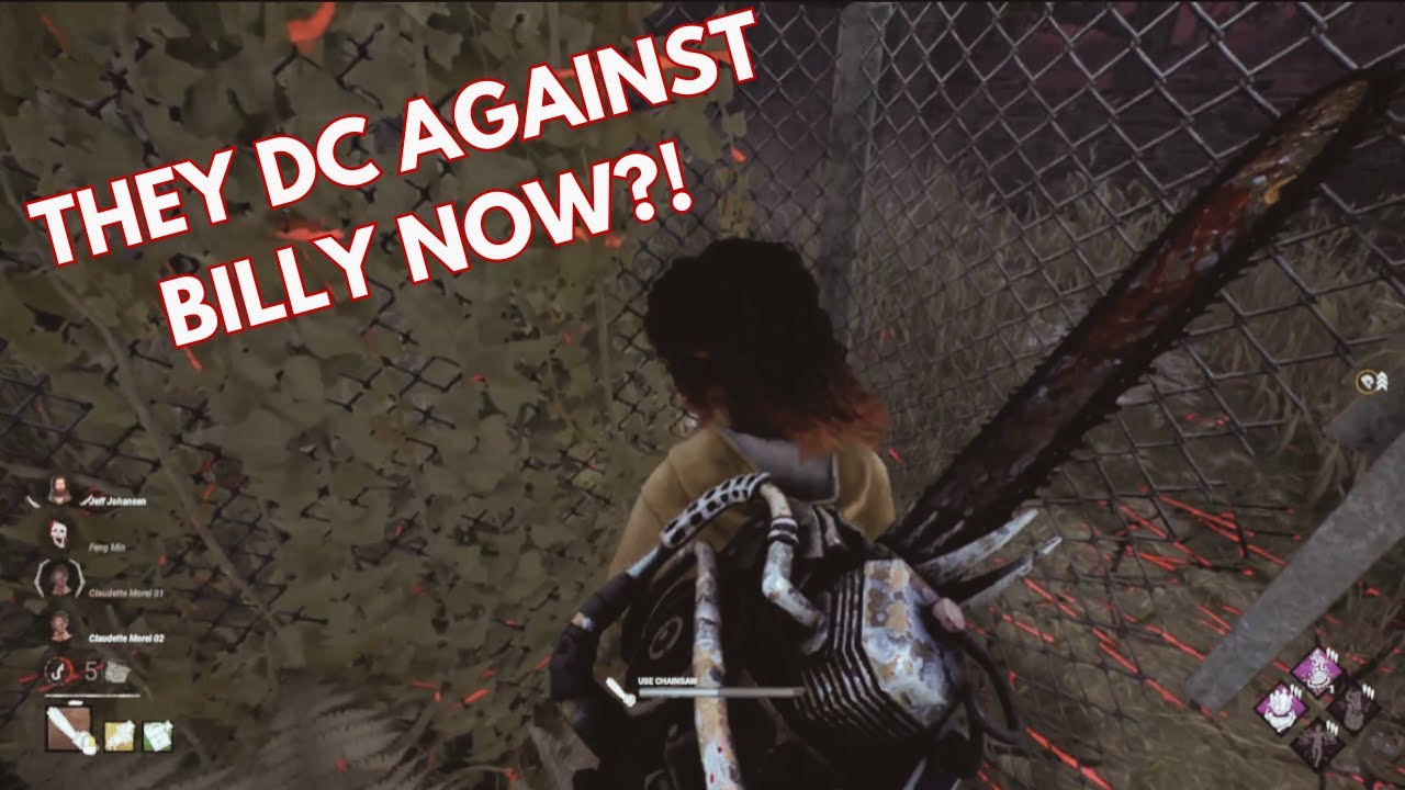 They DC Against Billy Now?! / Dead By Daylight Killer Gameplay - YouTube