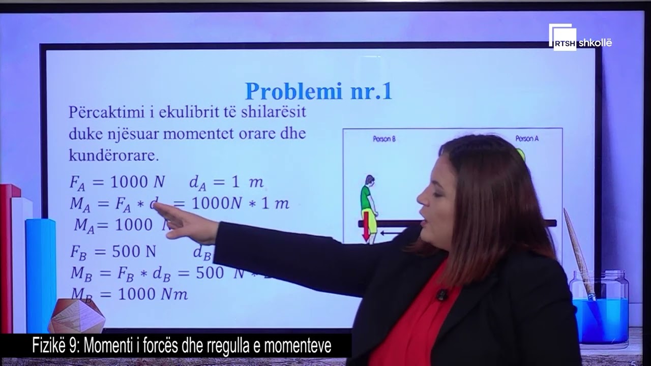 Momenti i forcës dhe rregulla e momenteve| Fizikë 9