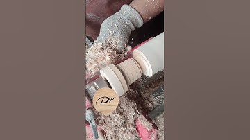 Woodturning a Chess Set - (The Bishop) Chess piece wood (Short #DarlingWOOD)