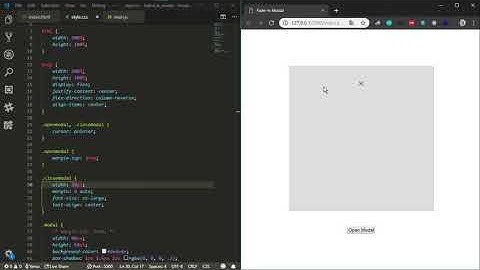 How To Create a Faded-In Modal with Vanilla JavaScript