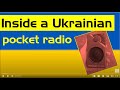 Inside a Ukrainian transistor radio