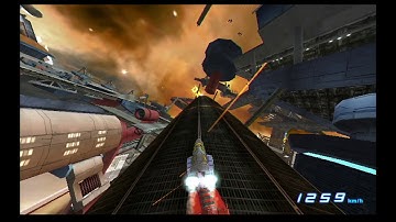 F-Zero GX Unleashed (v 3.0): AI driving in Port Town Cylinder Wave