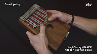 Kalimba Alto 15 Notes Box-Resonator + Pickup Video