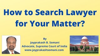 admin/ajax/How to Search Lawyer for Your Matter