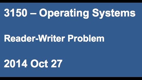 CSCI3150 Lecture - Class IPC Problems (Oct 27)