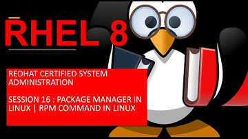 What is RPM in redhat linux| RPM command in linux | Session 16 | RHCSA |  REDHAT 8 | #linux