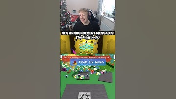 NEW ANNOUNCEMENT MESSAGES UPDATE! (Anything But Beesmas) (Bee Swarm Simulator ADMIN ABUSE?)