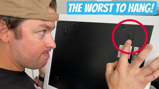 How To Hang Annoying Picture Frame Hookshangers